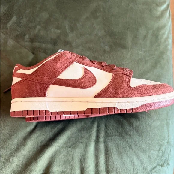 Brown Suede Low-Top Sneakers - Picture 1 of 5